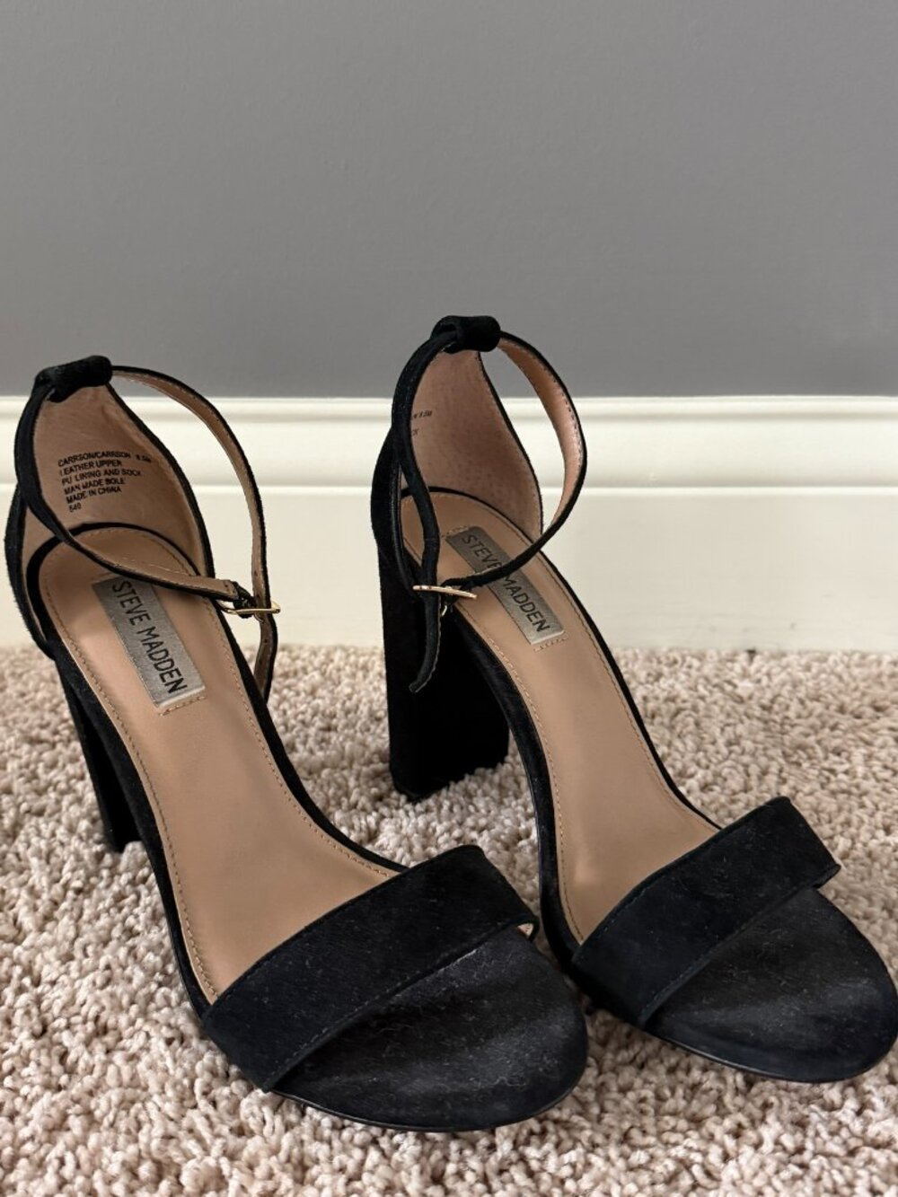 Steve Madden Black Heels